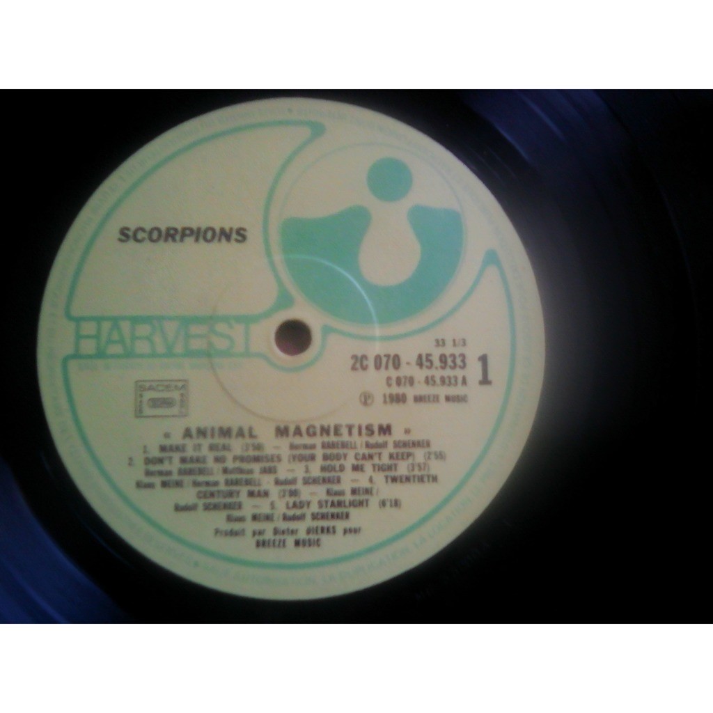 Scorpions - animal magnetism (lp, album) de Scorpions - Animal ...