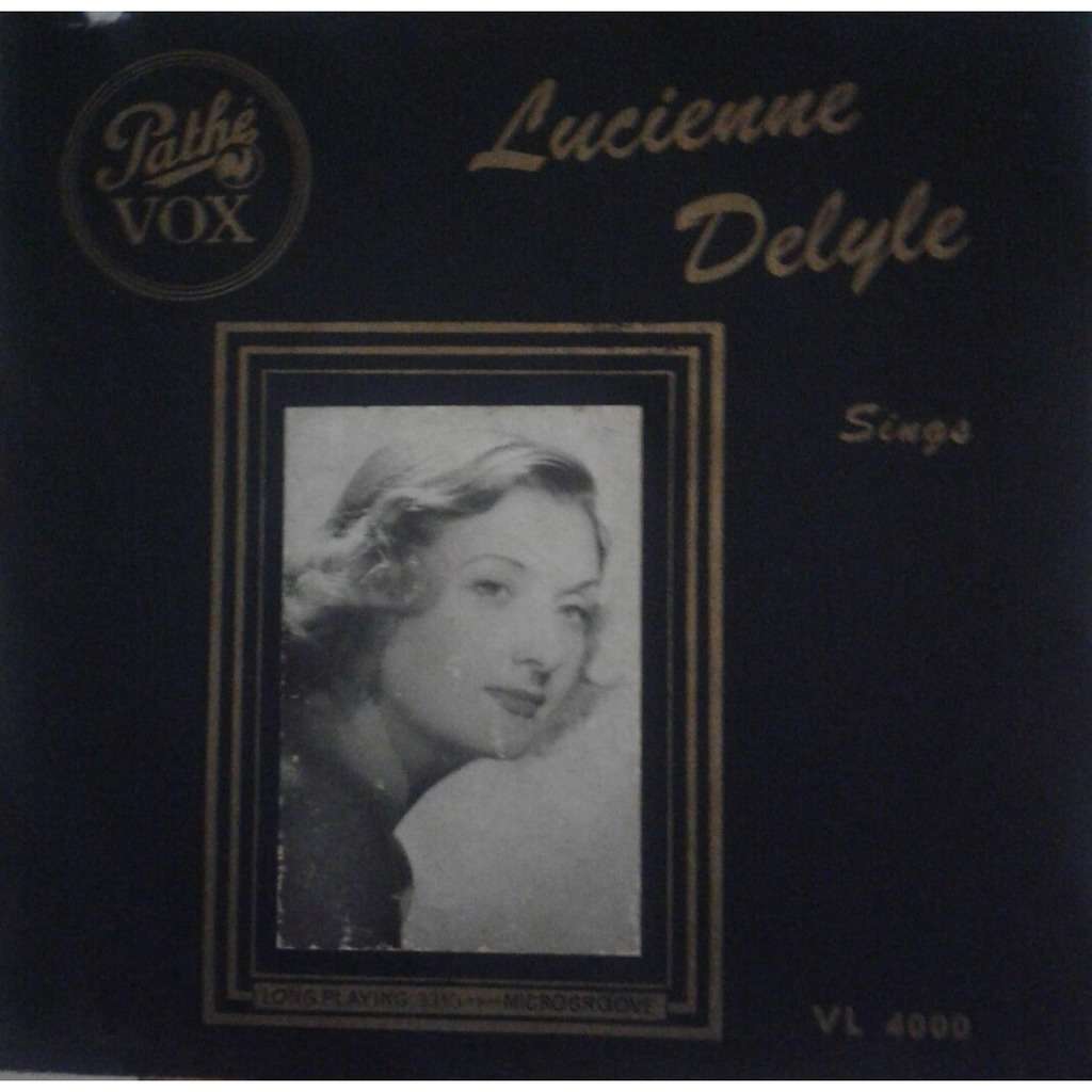 Lucienne delyle sings de Lucienne Delyle, 25 cm chez lamjalil Ref