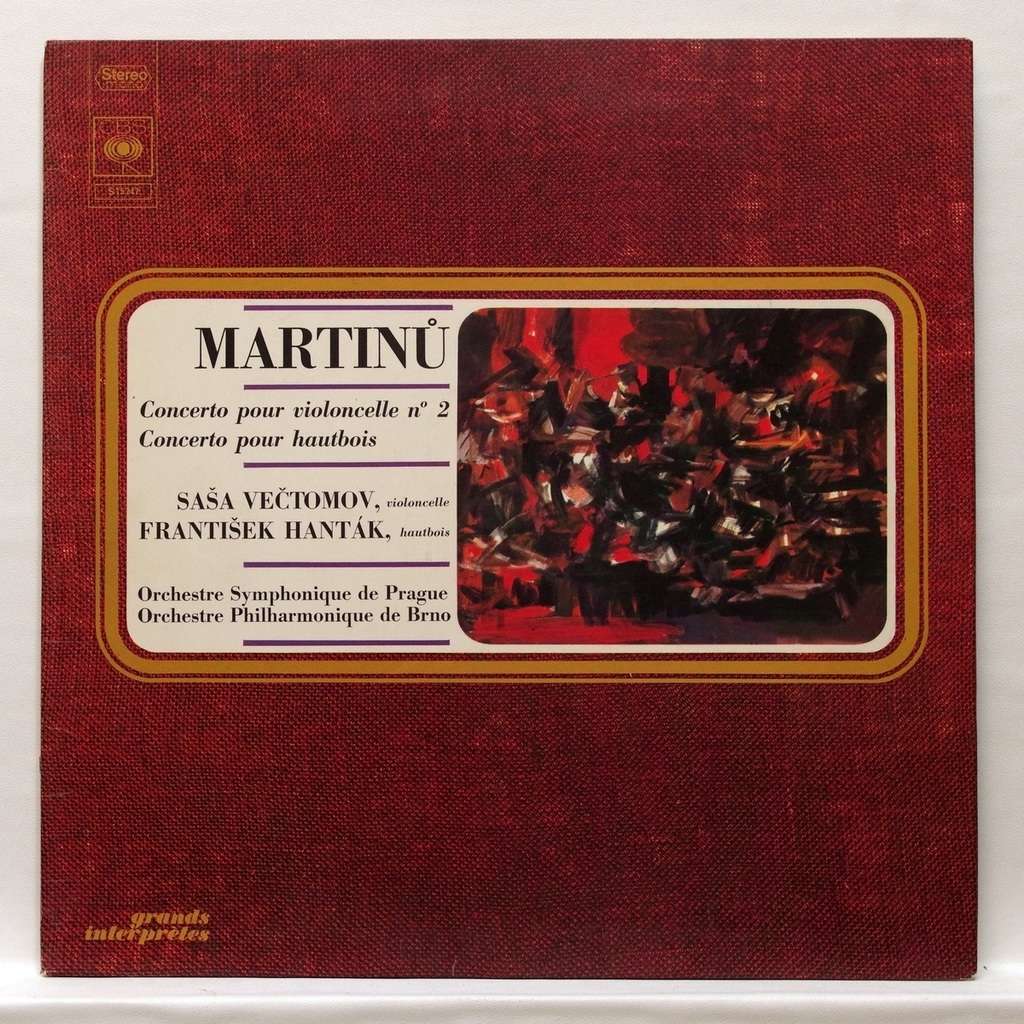 Martinu cello concerto no.2 / oboe concerto by Sasa Vectomov