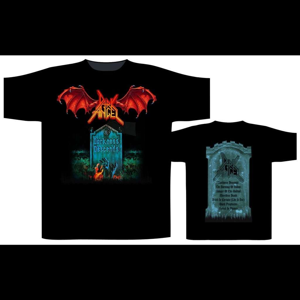 DARK ANGEL darkness descends, T-SHIRT for sale on osmoseproductions.com