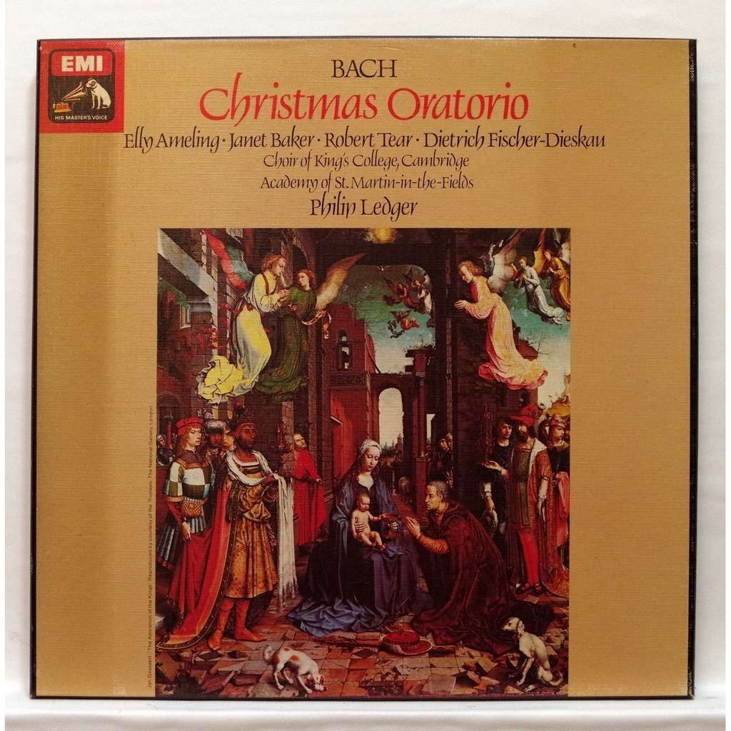 Bach : christmas oratorio by Elly Ameling / Janet Baker / Robert Tear ...