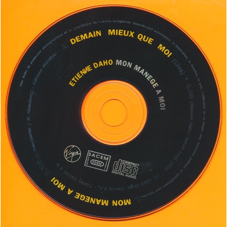 Mon Manege A Moi Demain Mieux Que Moi De Etienne Daho Edith Piaf Cds Chez Neil93 Ref 119190435 cd and lp