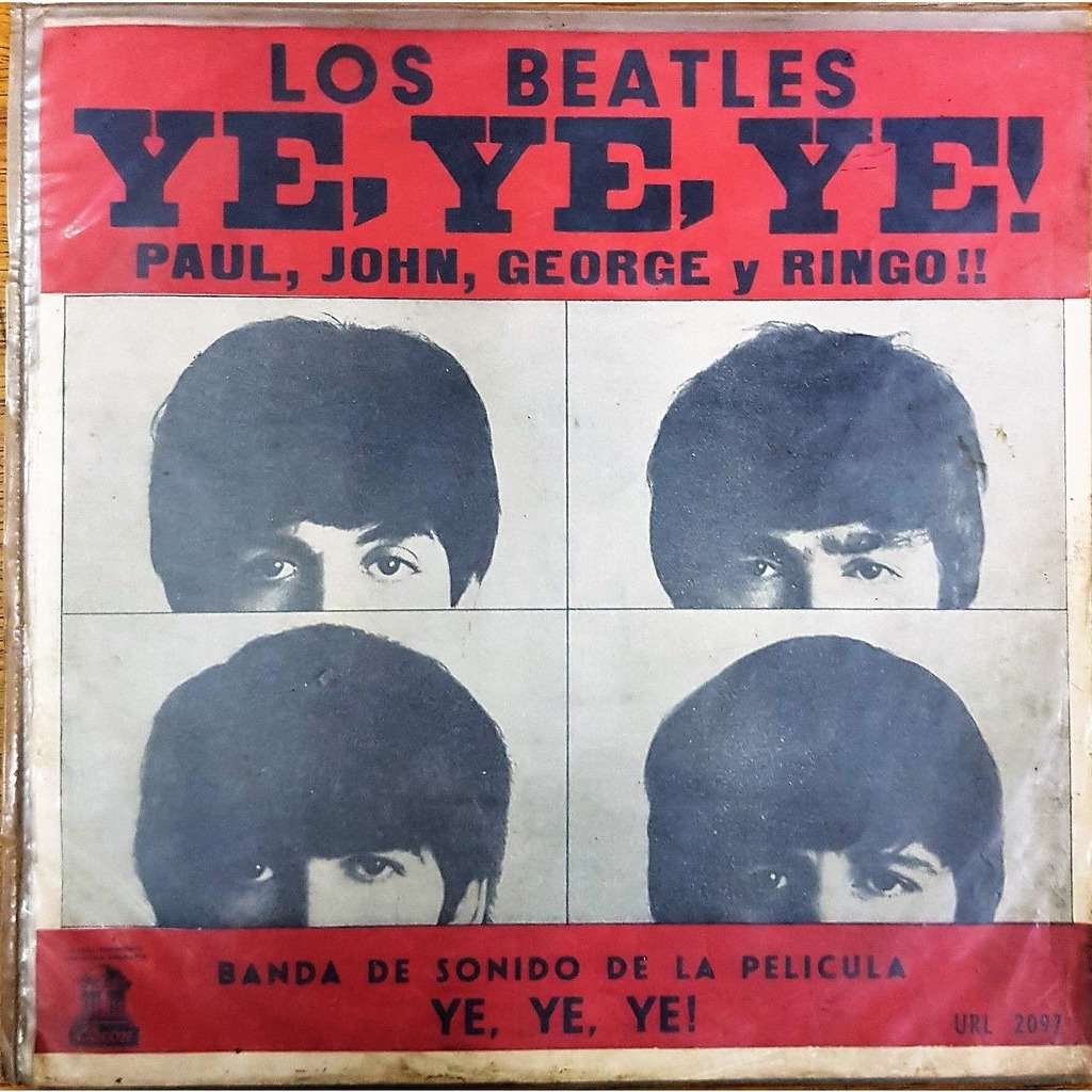 南米ウルグアイ LOS BEATLES YE，YE，YE MONO-