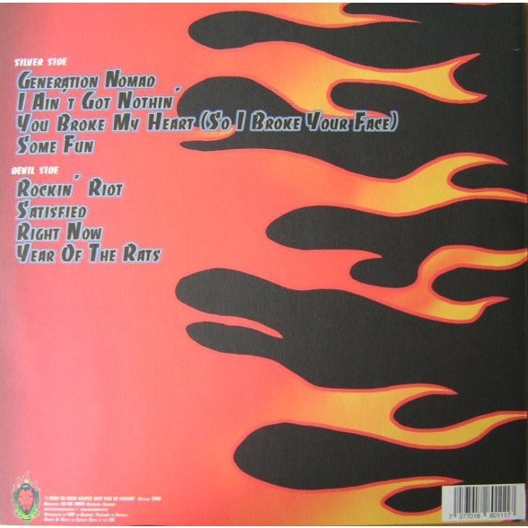  Silver Tongued Devil  -  over the top (lp) ltd edit colored vinyl -ger 