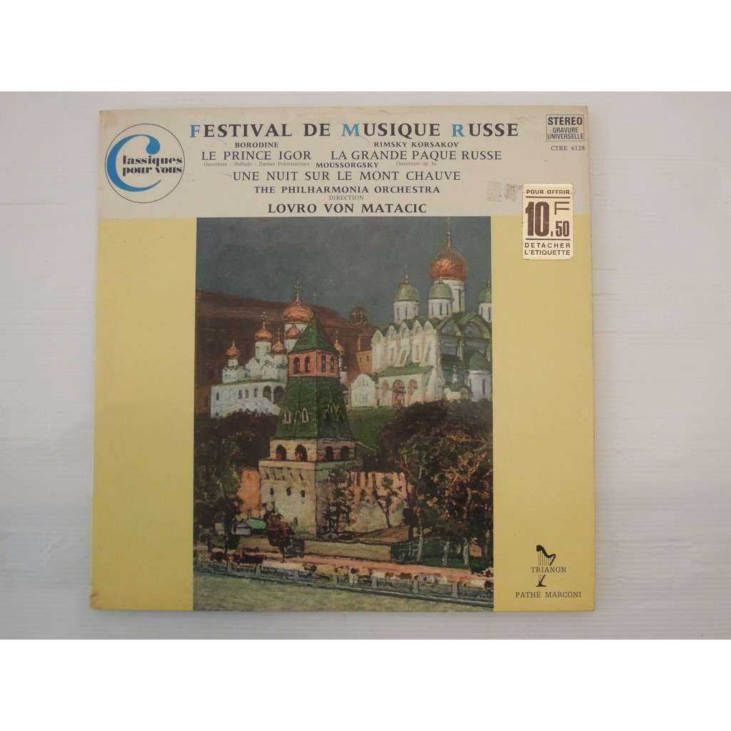 Festival de la musique russe le prince igor, une nuit sur le mont chauve, la grande paque