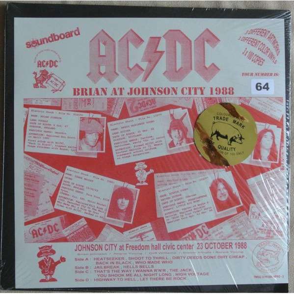 Brian at johnson city 1988 (2lp) by Ac/Dc, LP Box set with trooper86 ...