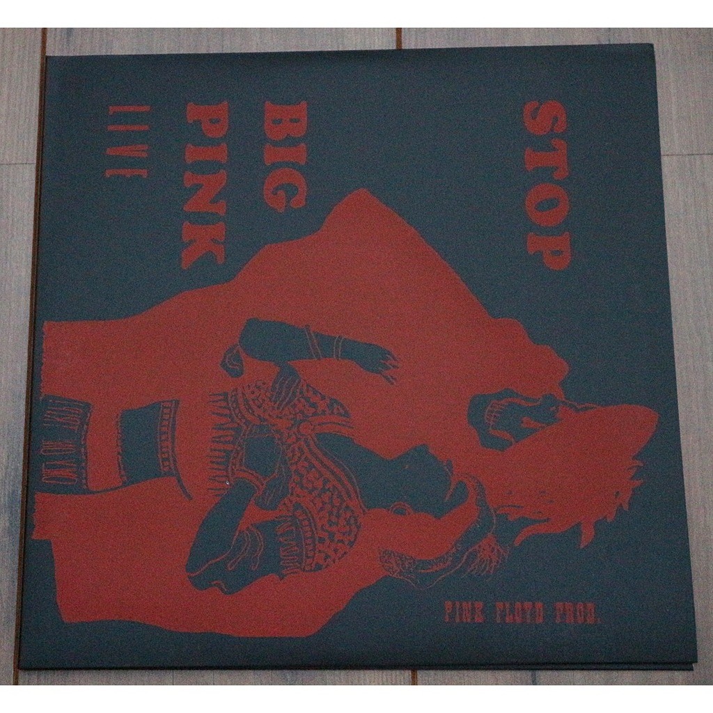 Stop big pink live limited edition nr. 85/100 splash multicolored