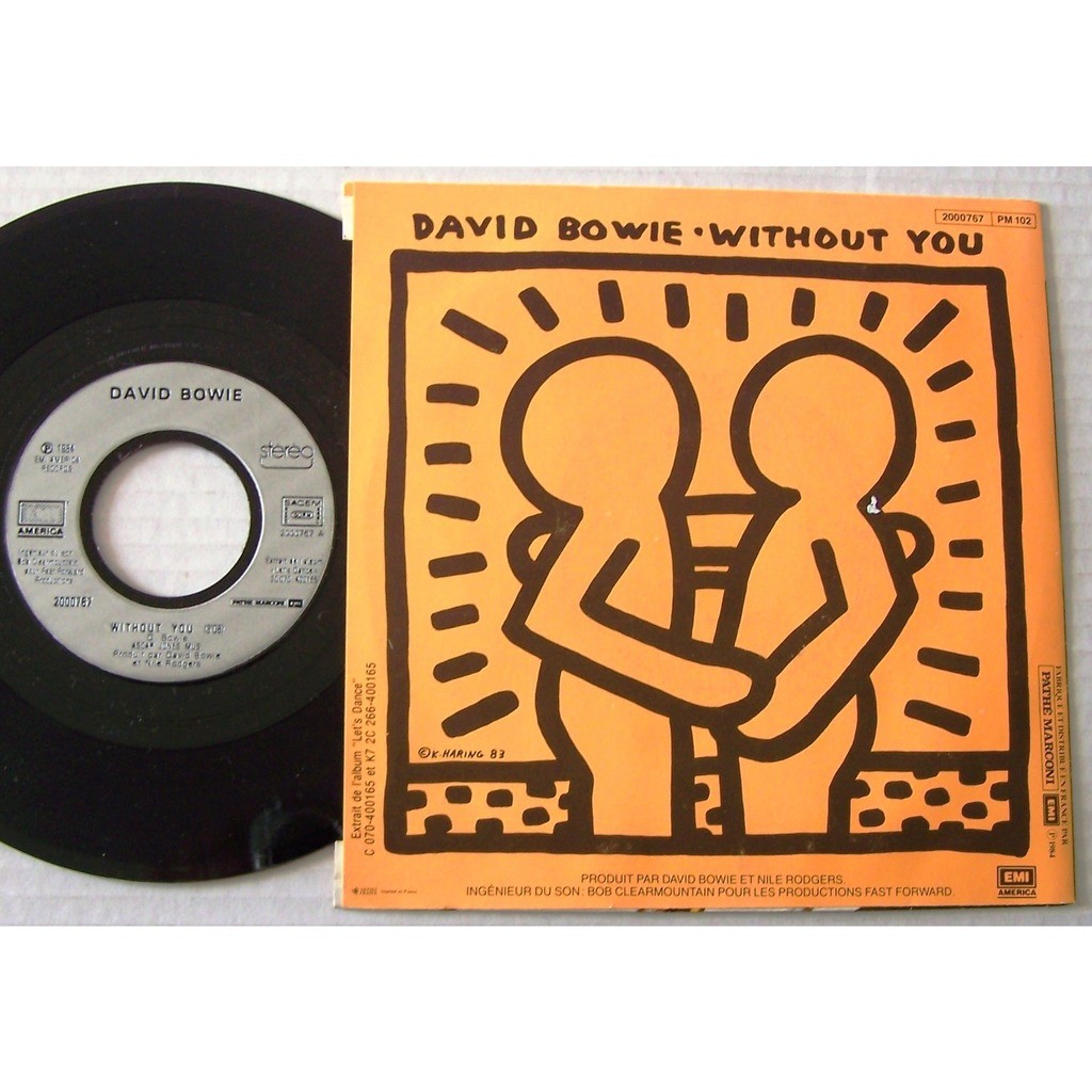 デビッド・ボウイ “Without You” 日本盤 7”EP 中古 レコード デビッド・ボウイ “Without You” 日本盤 7”EP 中古 レコード デビッド