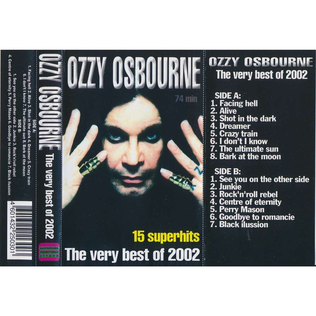 15 Superhits The Very Best Of De Ozzy Osbourne, K7 Chez Burtech - Ref ...