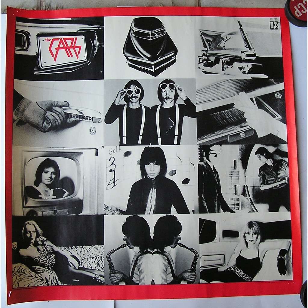 The cars vintage 1978 poster 23*23 inch electra records 6e135 jerome