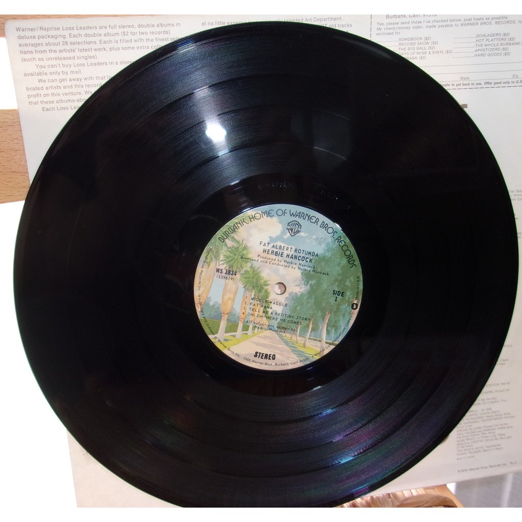 Fat albert rotunda with innersleeve de Herbie Hancock, 33T chez sonic