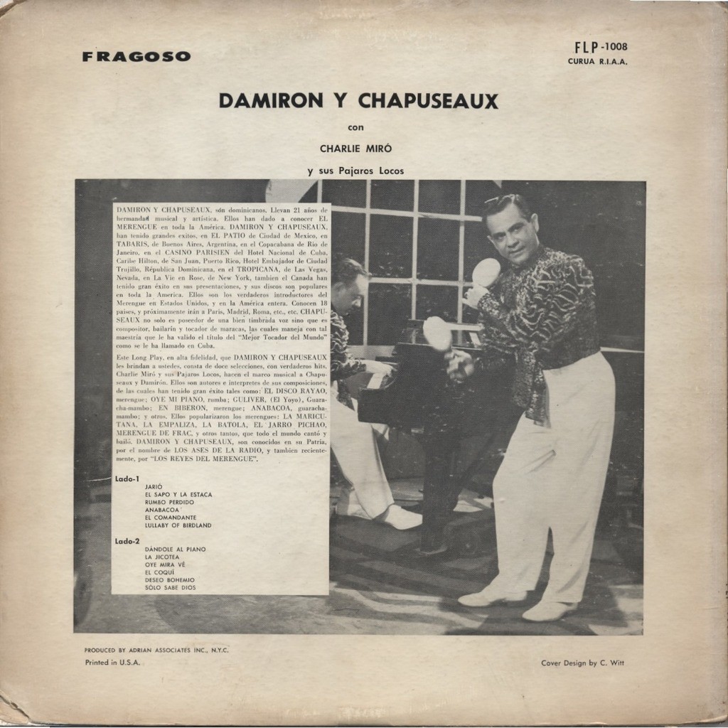 Damiron y chapuseau anabacoa (mono) by Francisco Simo Damiron Y Jose