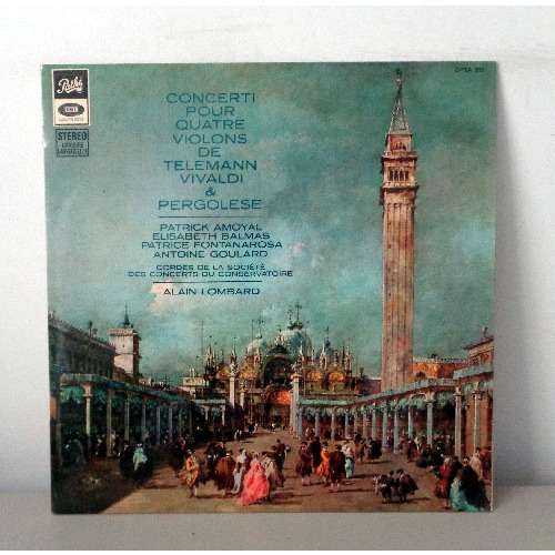 Vivaldi telemann pergolese concerti pour quatres violons Patrick
