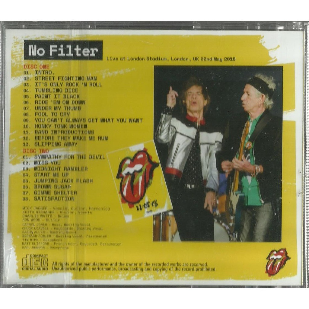  the rolling stones  -  london stadium 2018 