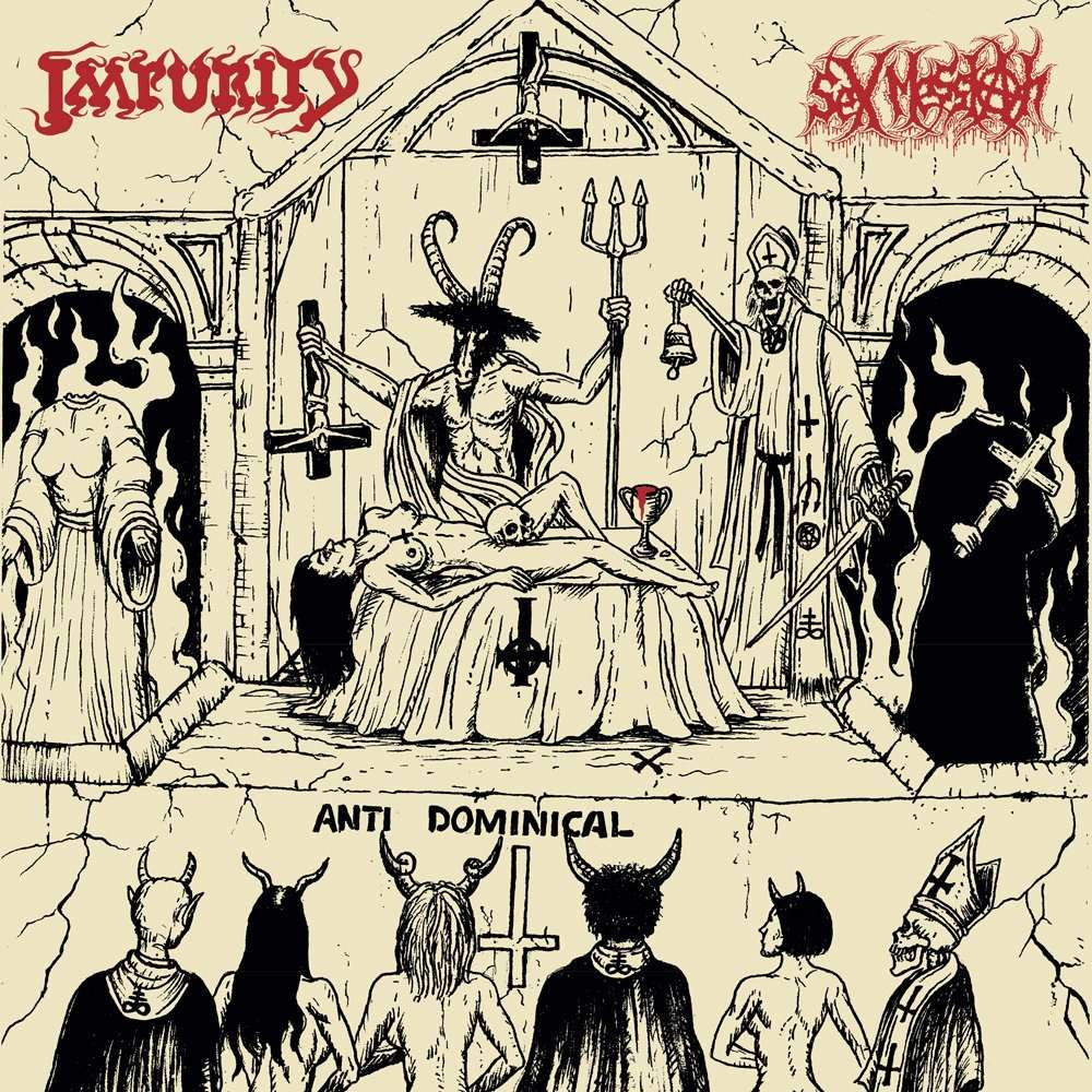 IMPURITY / SEX MESSIAH vomiting blasphemies over the world, CD for sale on  osmoseproductions.com