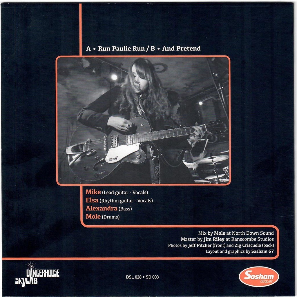  The Jack Cades  -  run paulie run / and pretend 