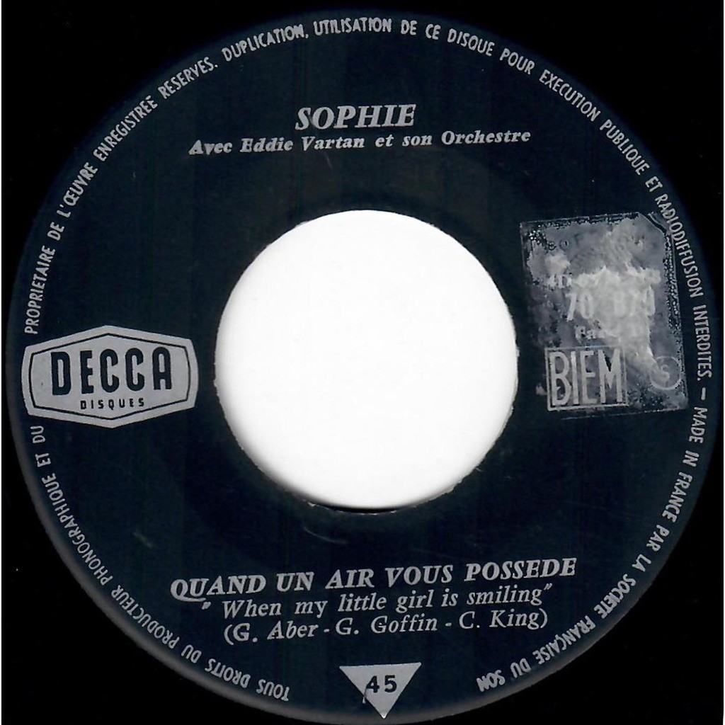  Sophie  -  quand un air vous possède / le ciel peut attendre 