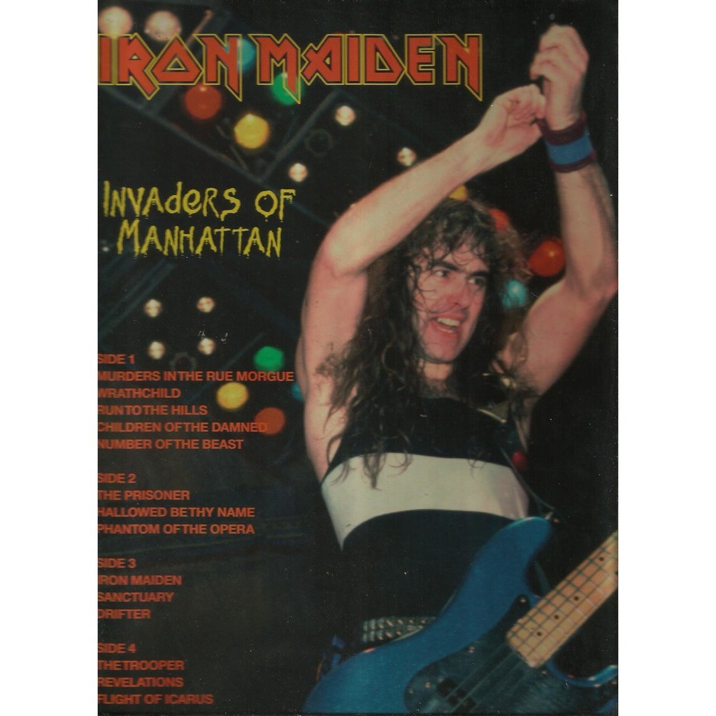 Invaders of manhattan de Iron Maiden, Double 33T Gatefold chez