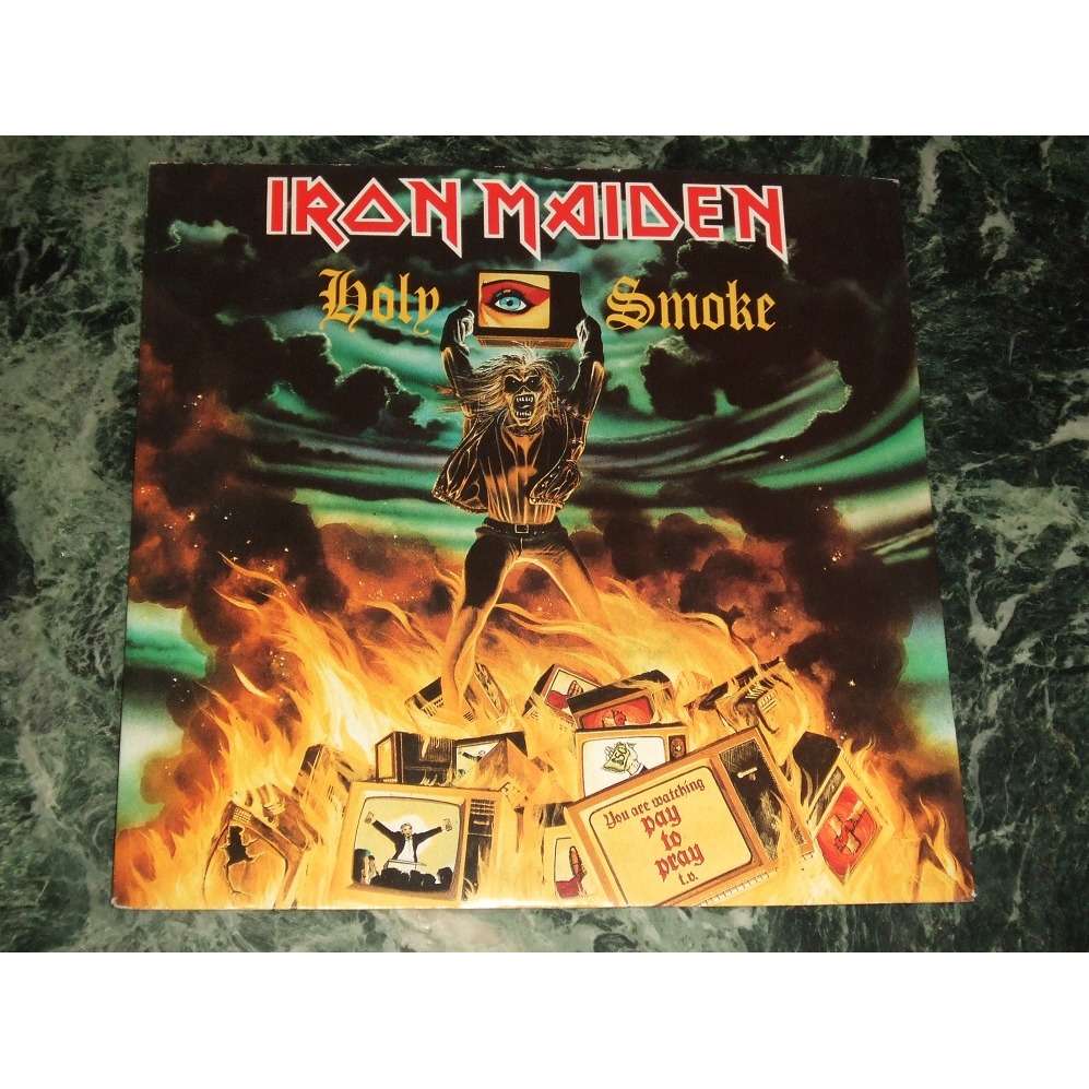 Holy smoke de Iron Maiden, SP chez collector29 Ref119357761