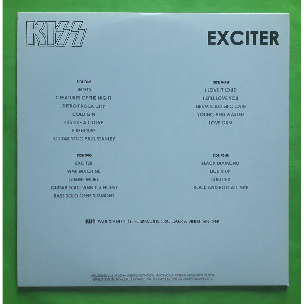 Exciter(limited edition)(2lp)(red/pink vinyl)&(getefold sleeve