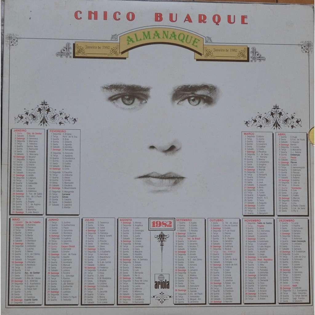 CHICO BUARQUE almanaque