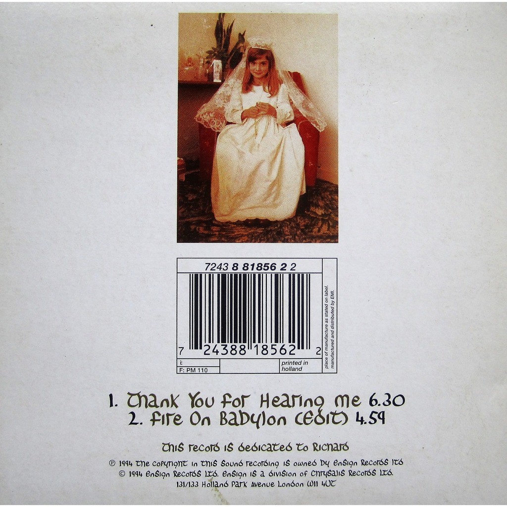 Thank you for hearing me de Sinead O'Connor, CDS chez 154recordshop ...