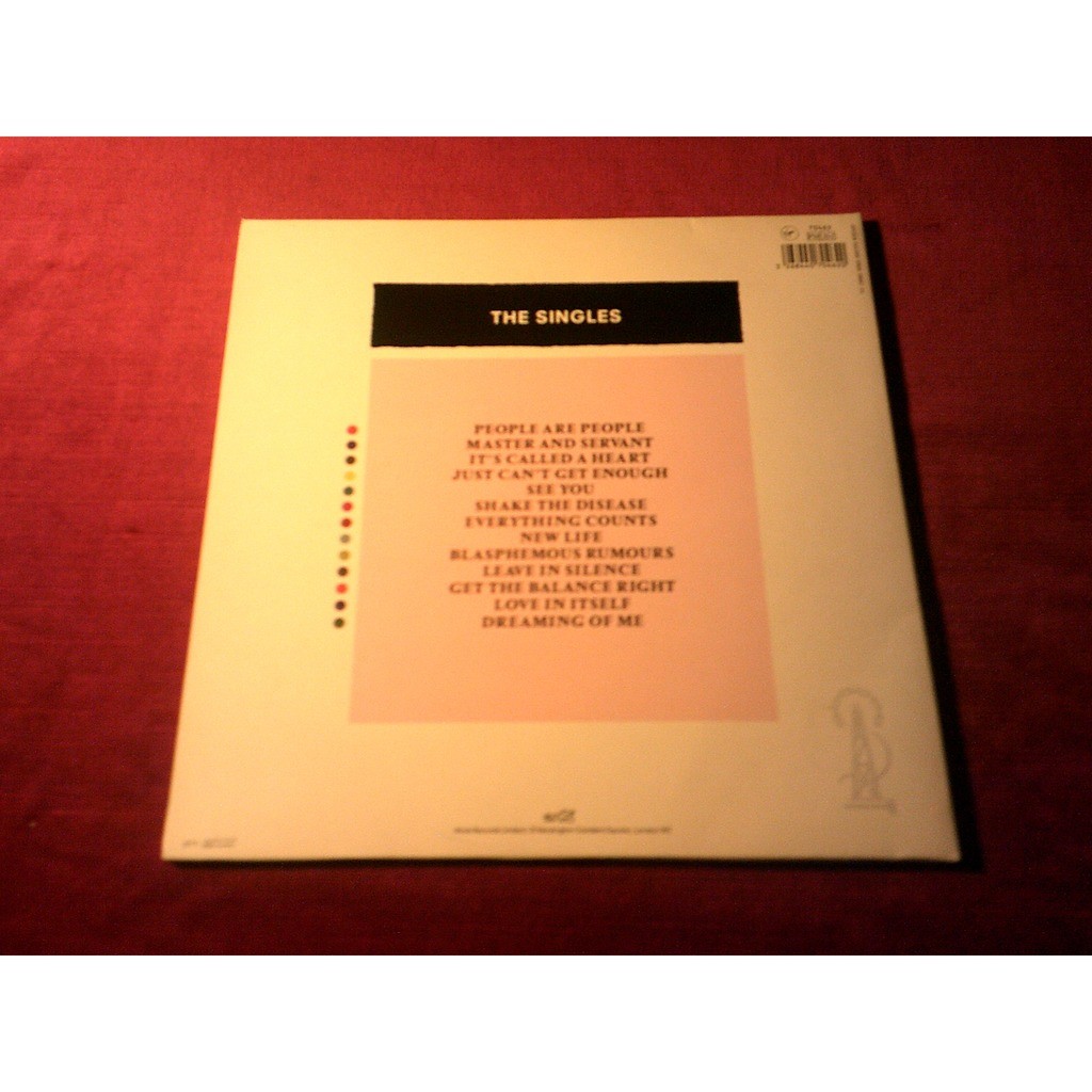 The singles 81 85 de Depeche Mode, 33T Gatefold chez oemie Ref