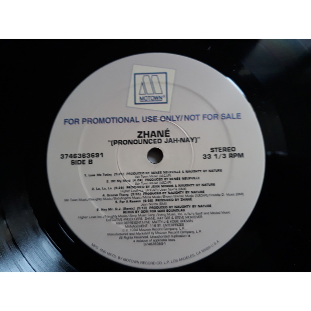 Zhane Pronounced Jah-Nay MOTOWN レコード LP