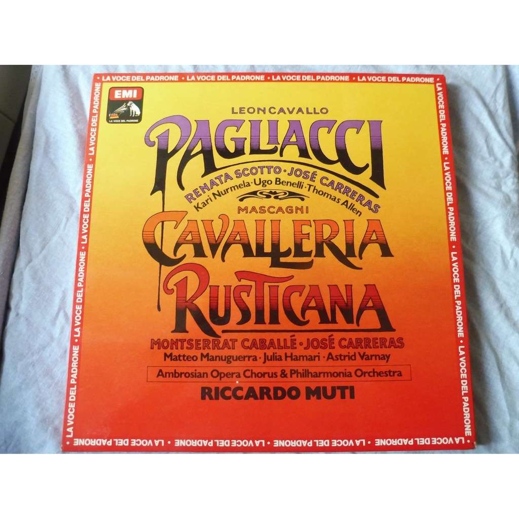 Cavalleria rusticana, i pagliacci - ( 3 lp set box stéréo ) by