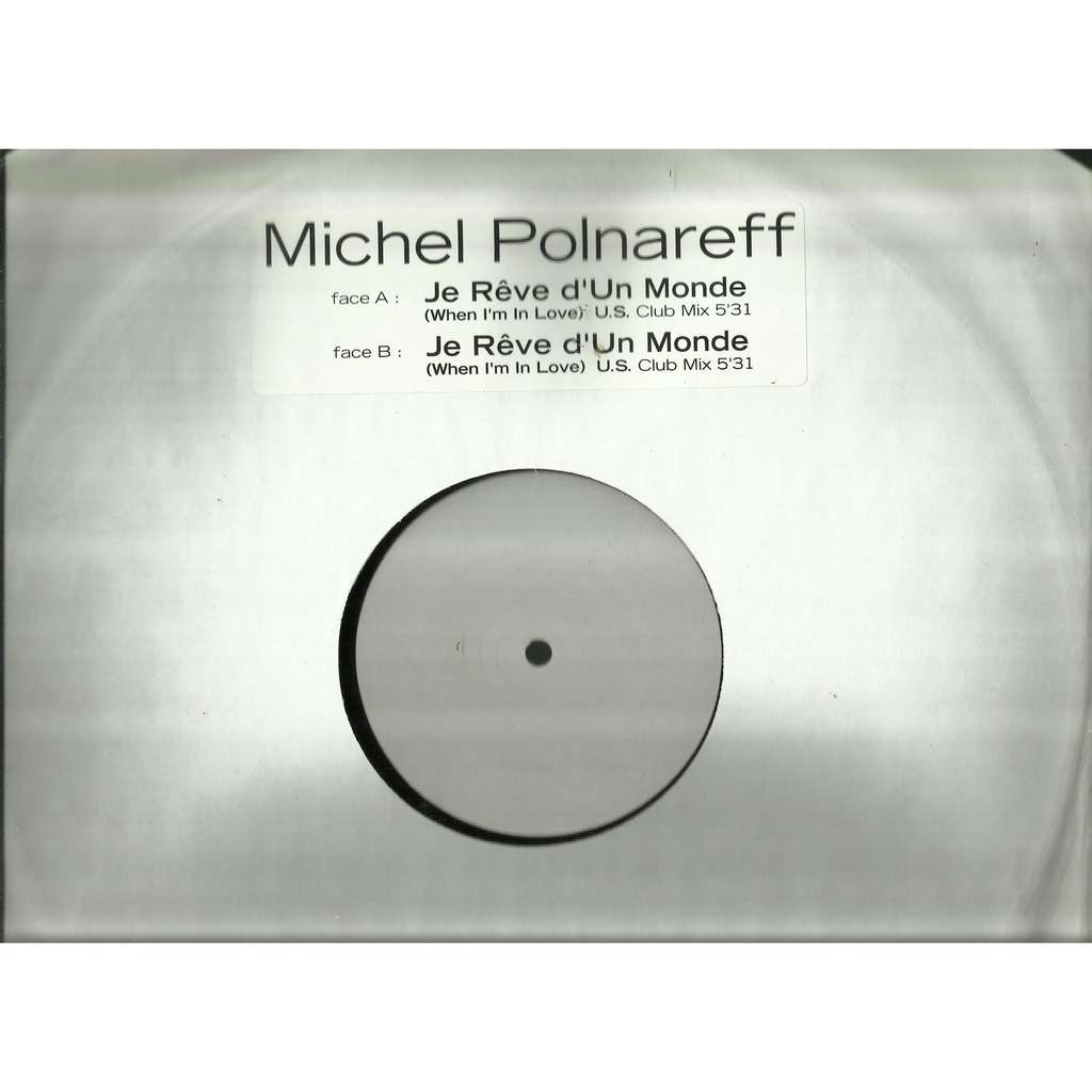  je reve d'un monde promo test-pressing 