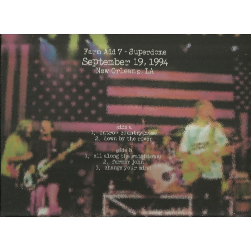  neil young & crazy horse  -  farm aid 7 1994 