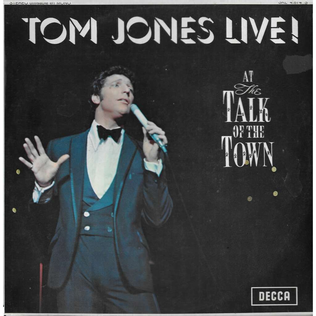 Live ! at the talk of the town de Tom Jones, 33T chez alainl16 Ref