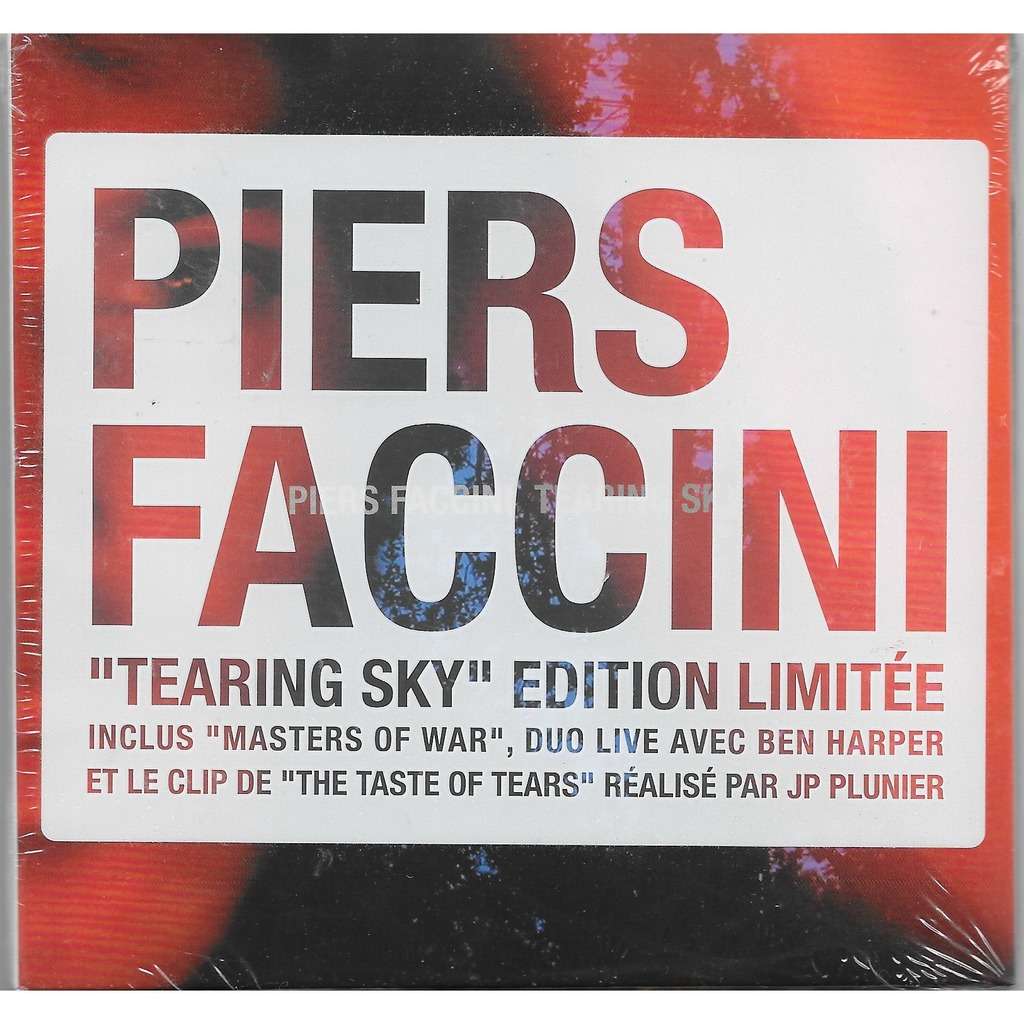 Tearing sky (edition limitée) de Piers Faccini, CD chez louviers