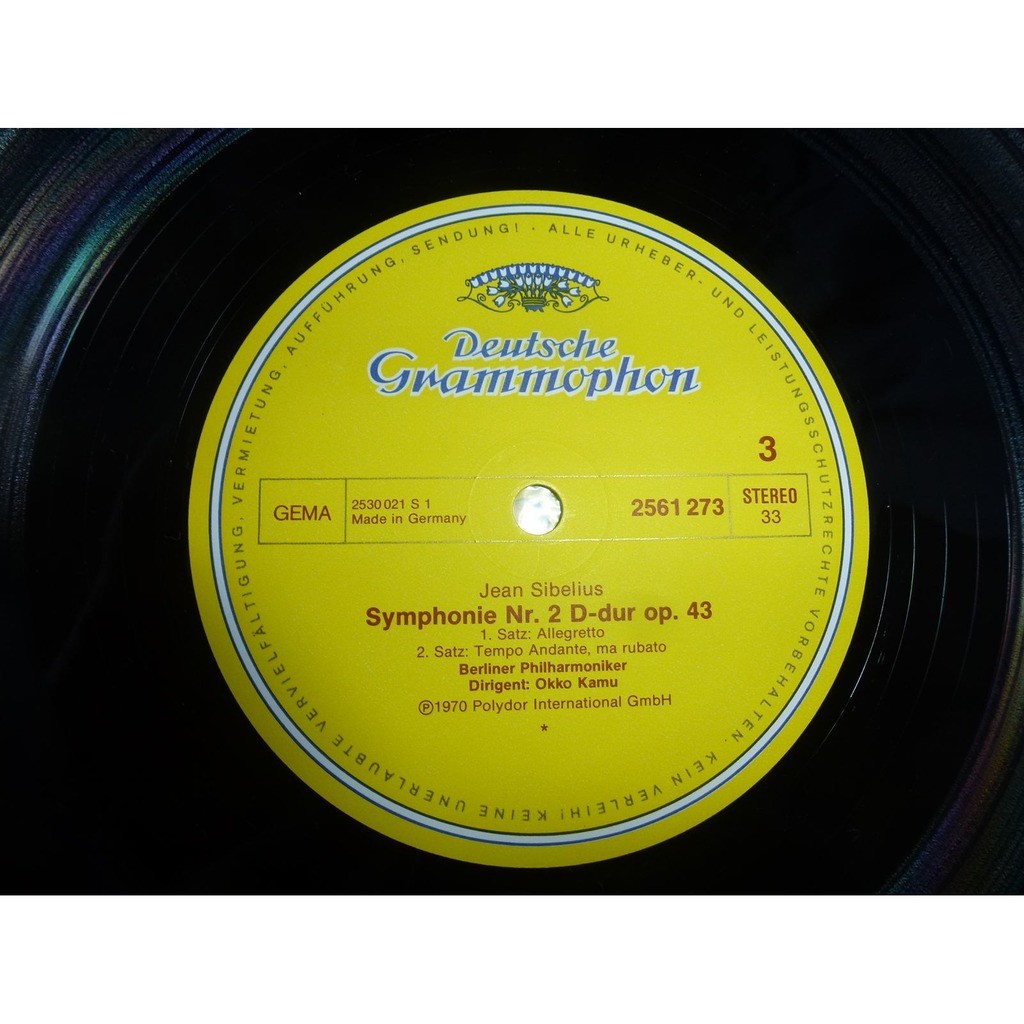 Jean sibelius 7 symphonies ( 6 lp set box stéréo mint condition