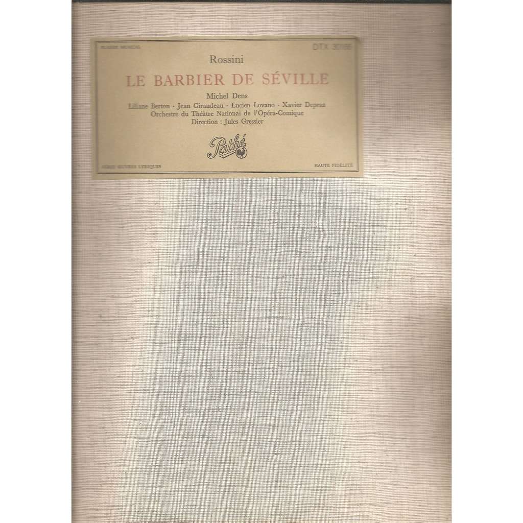 Le Barbier De Séville Fiche De Lecture