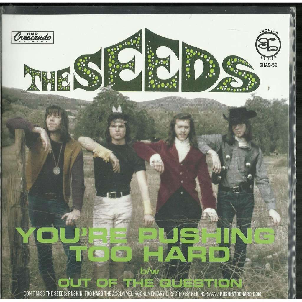  you're pushing too hard 