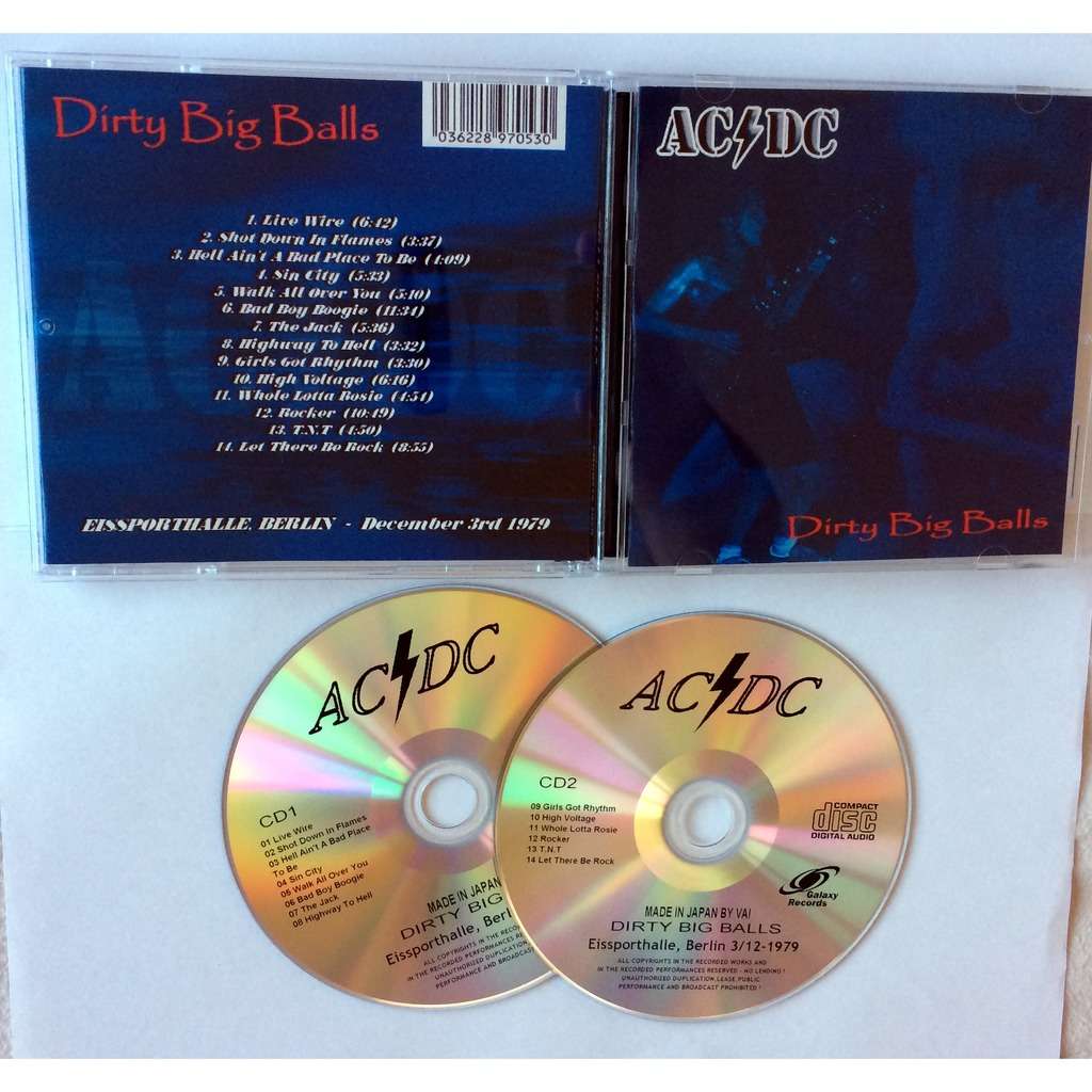Dirty big balls by Ac/Dc, CD with galaxysounds Ref1518062246