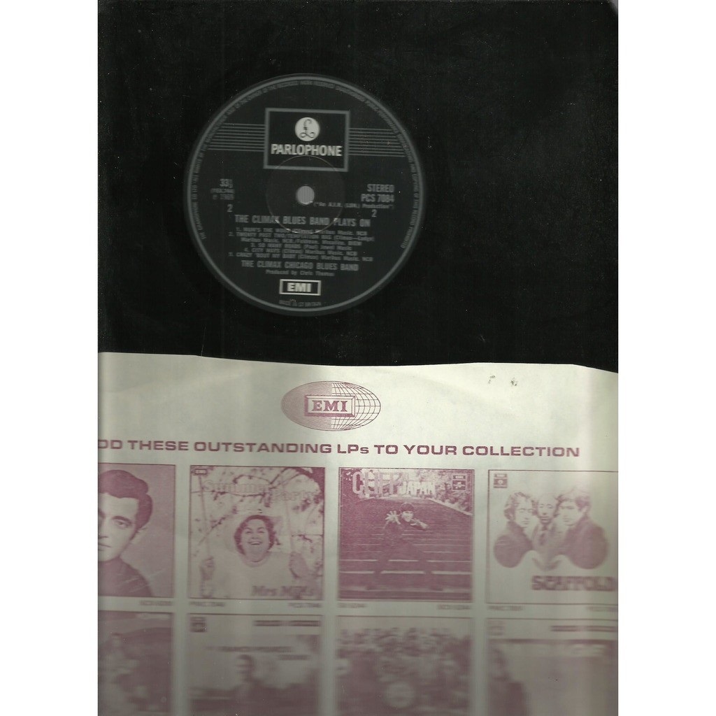  the climax blues band  -  plays on 