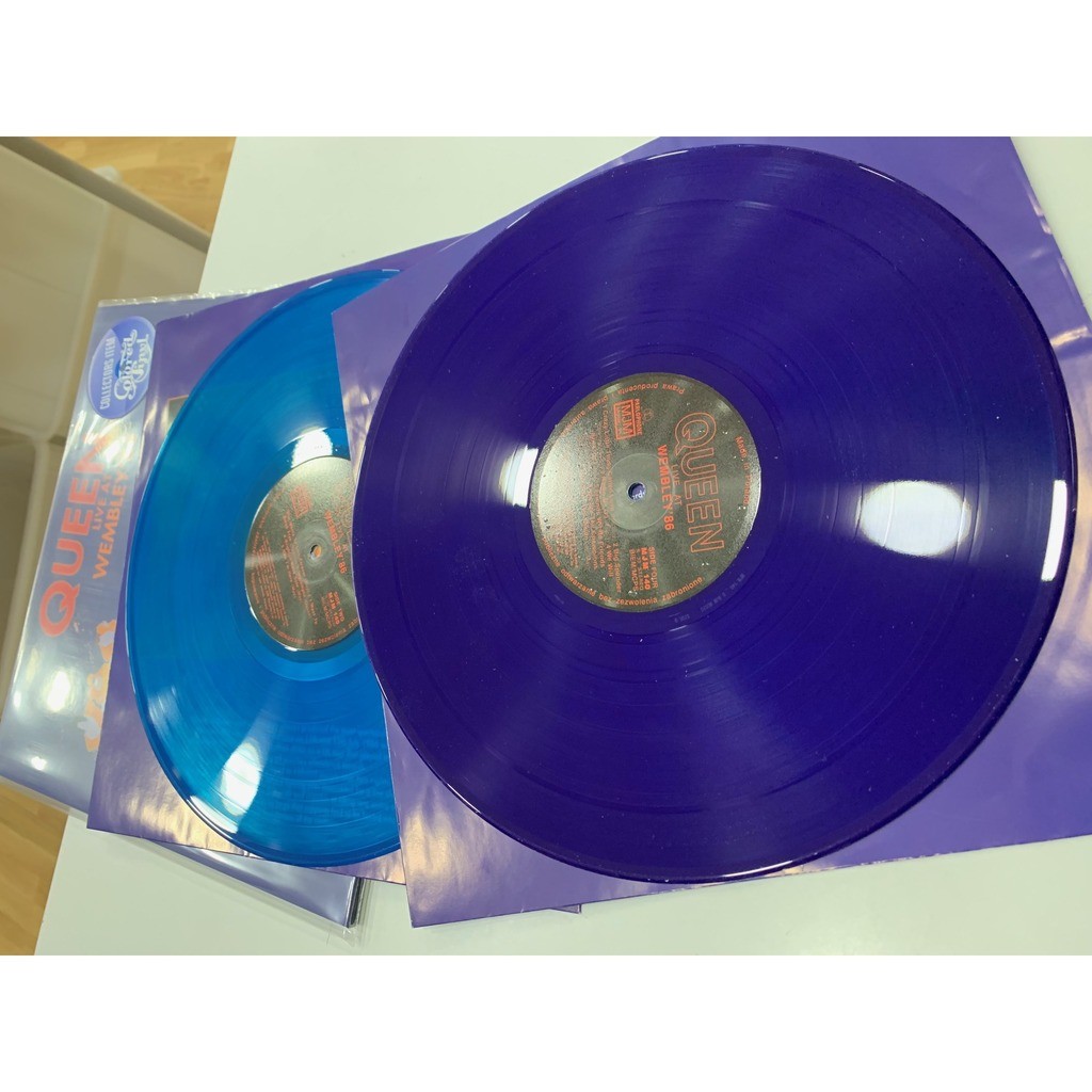 Live At Wembley 86 Blue Vinyl By Queen Lp X 2 With Sweetrarities Ref