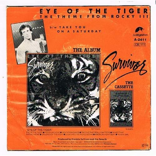 Survivor, Eye Of The Tiger, Cassette (Album)