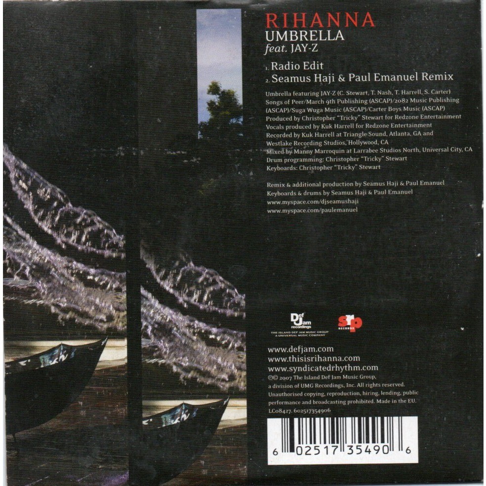 Umbrella de Rihanna, CDS chez tubomix Ref119471779