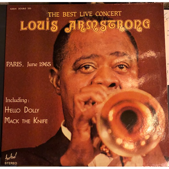 The best live concert de Louis Armstrong, 33T x 2 chez pablo24 Ref