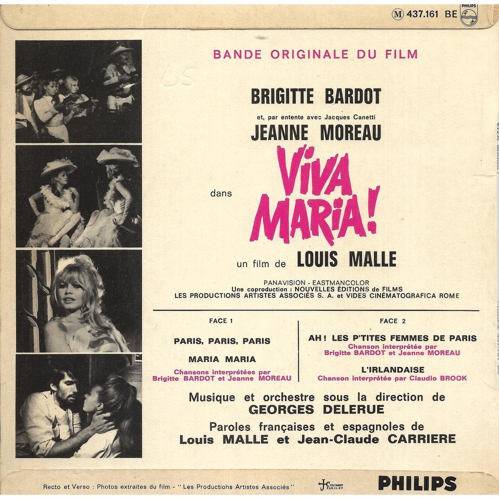 Viva maria! - Bardot Brigitte / Moreau Jeanne - ( 7'' (EP
