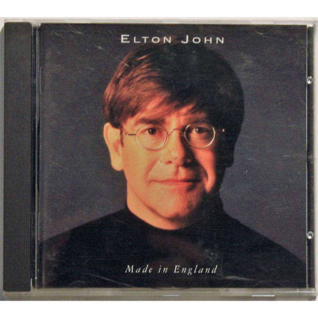 elton john album cover made in england