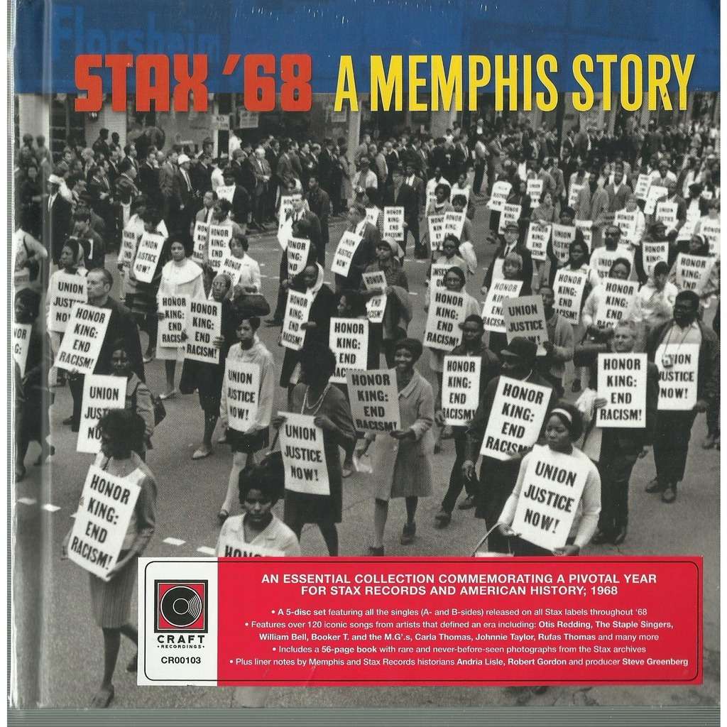  stax '68 a memphis story boxet 5 cds 