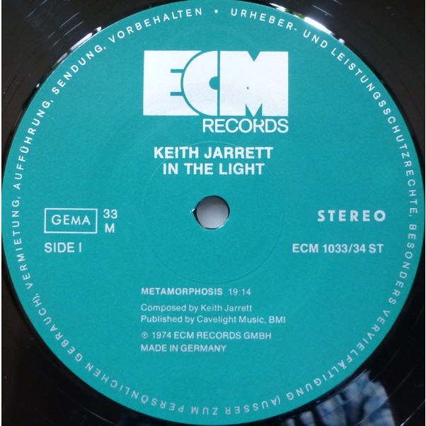 keith jarrett in the light