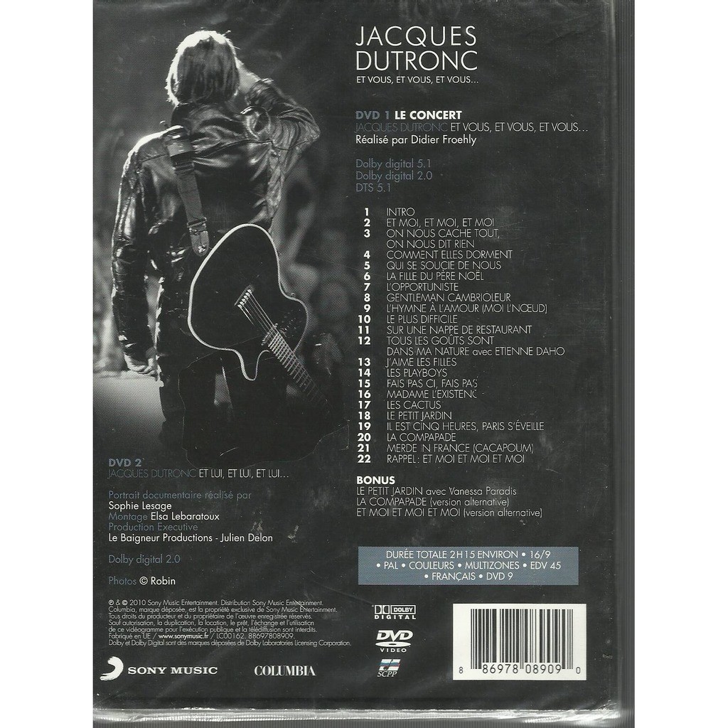  jacques dutronc daho vanessa paradis  -  et vous et vous et vous 