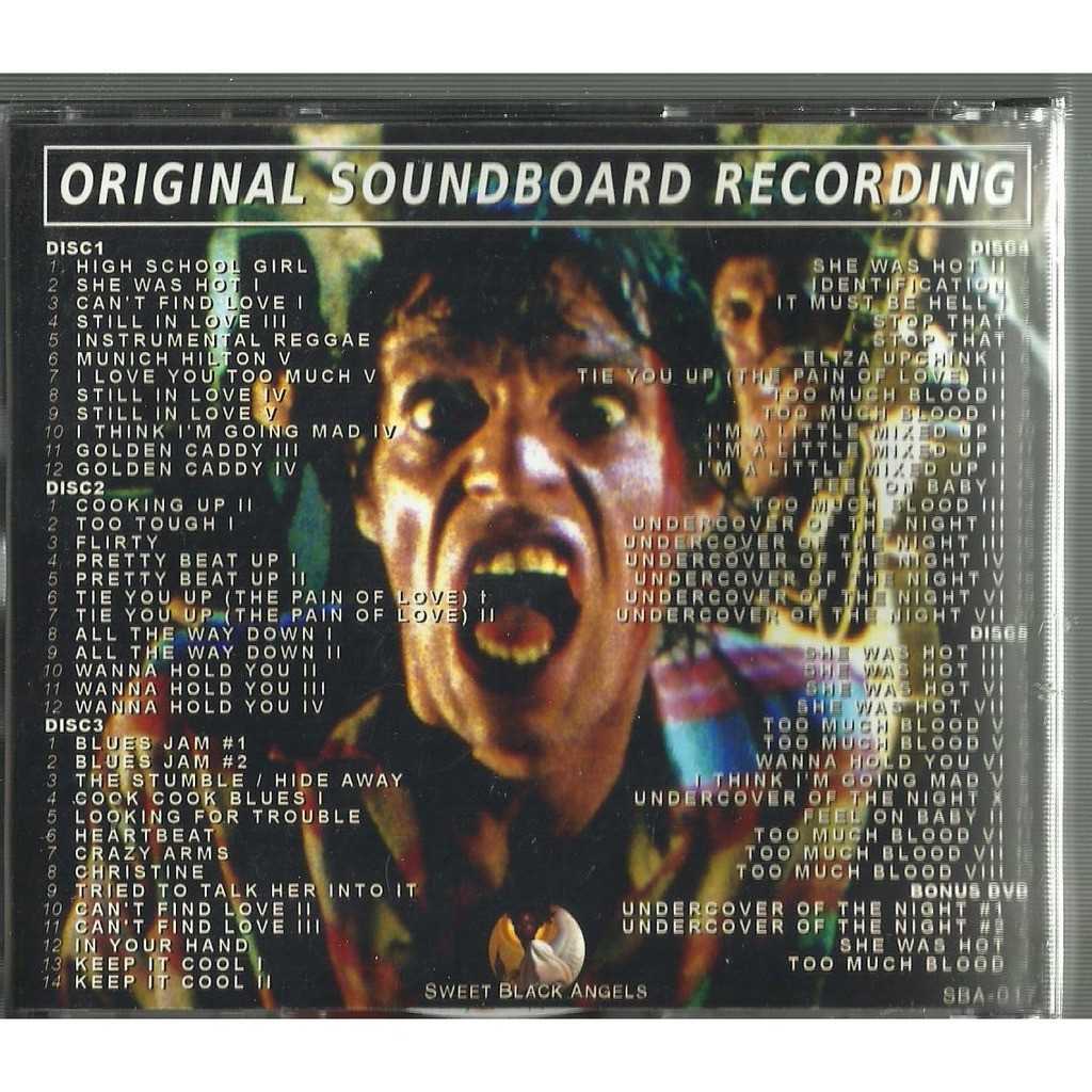  the rolling stones  -  under cover complete sessions 5 cds + dvd 