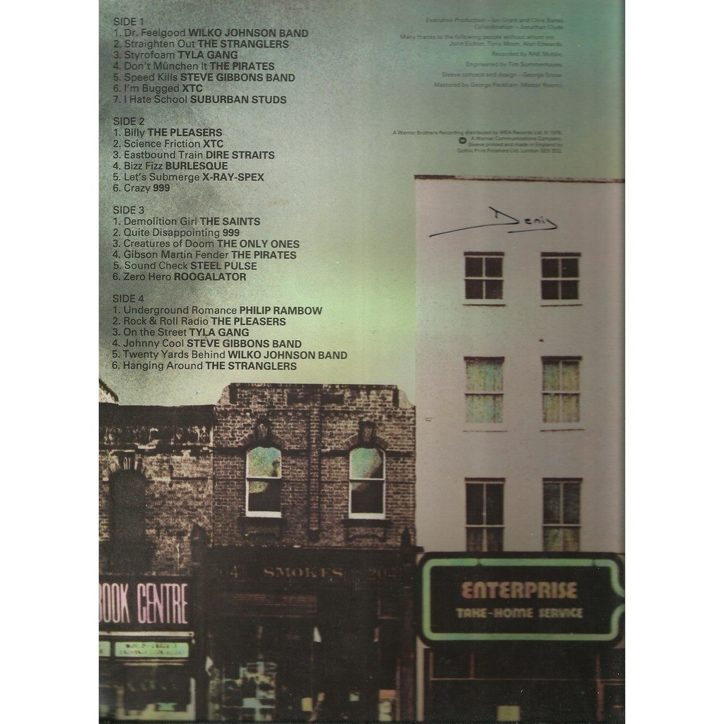  stranglers XTC saints x-ray-spex  -  hope and anchor 