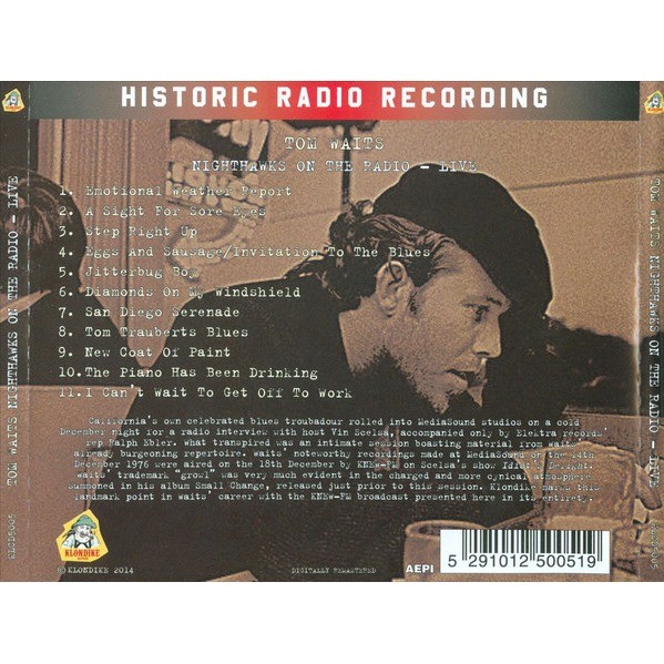  Tom Waits  -  nighthawks on the radio - live 